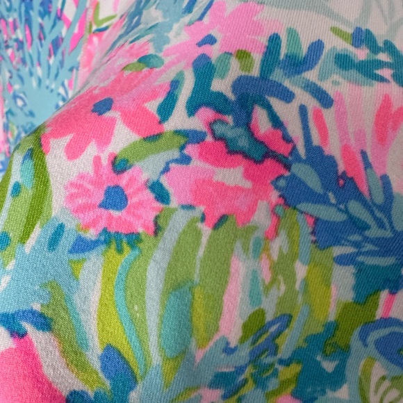 Lilly Pulitzer Luxletic Weekender High Rise Crop size Large NWT - Picture 3 of 5